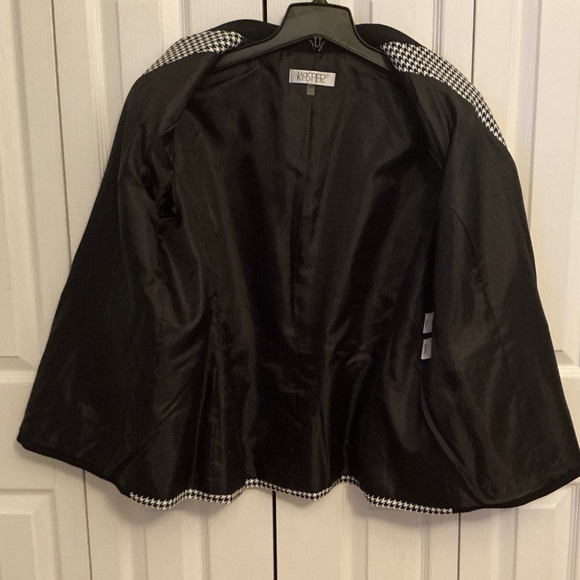Women’s Kasper Houndstooth Jacket - Picture 3 of 5